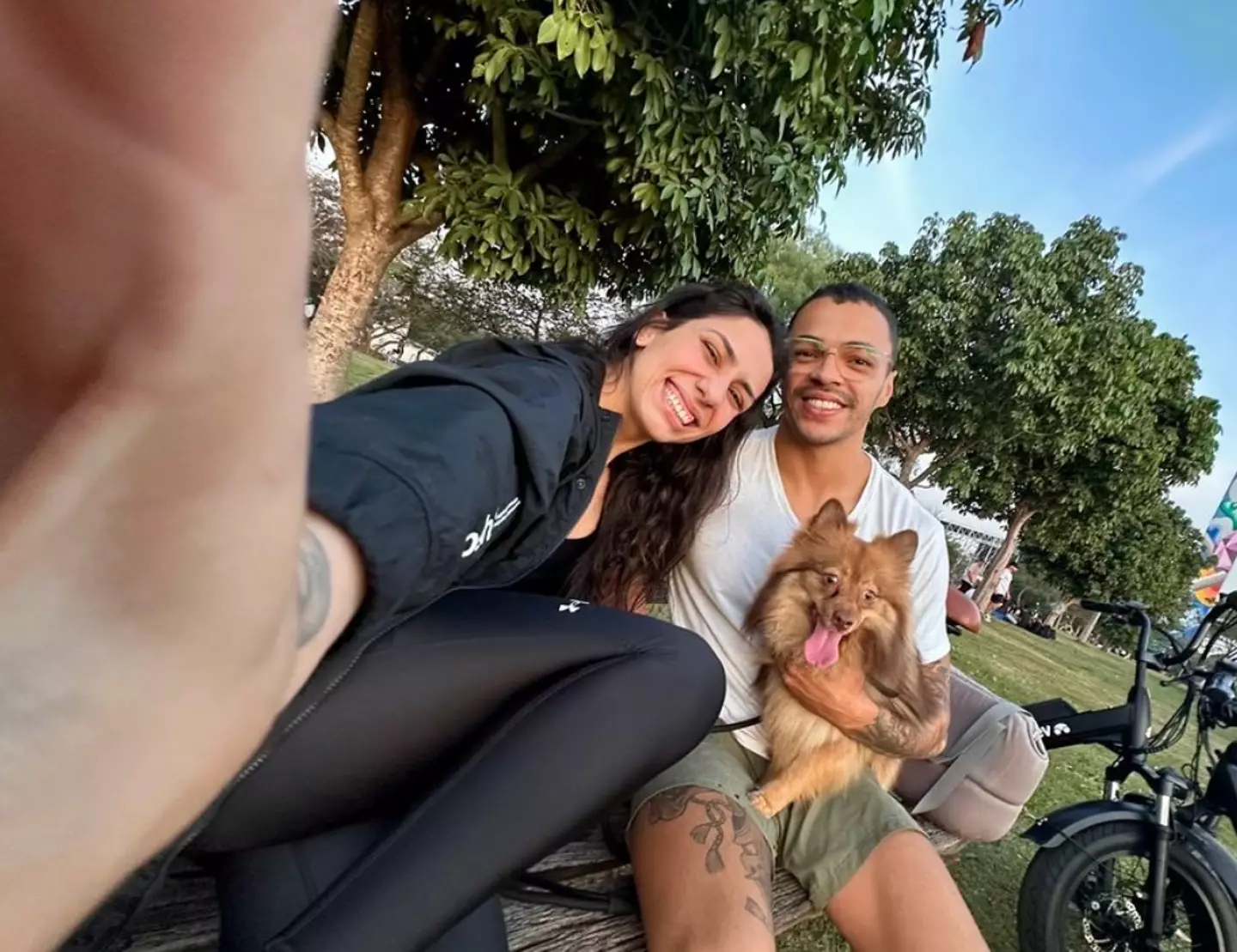 The pair were punished for leaving the Olympic Village without authorisation (Instagram/@_anavieeiraa)