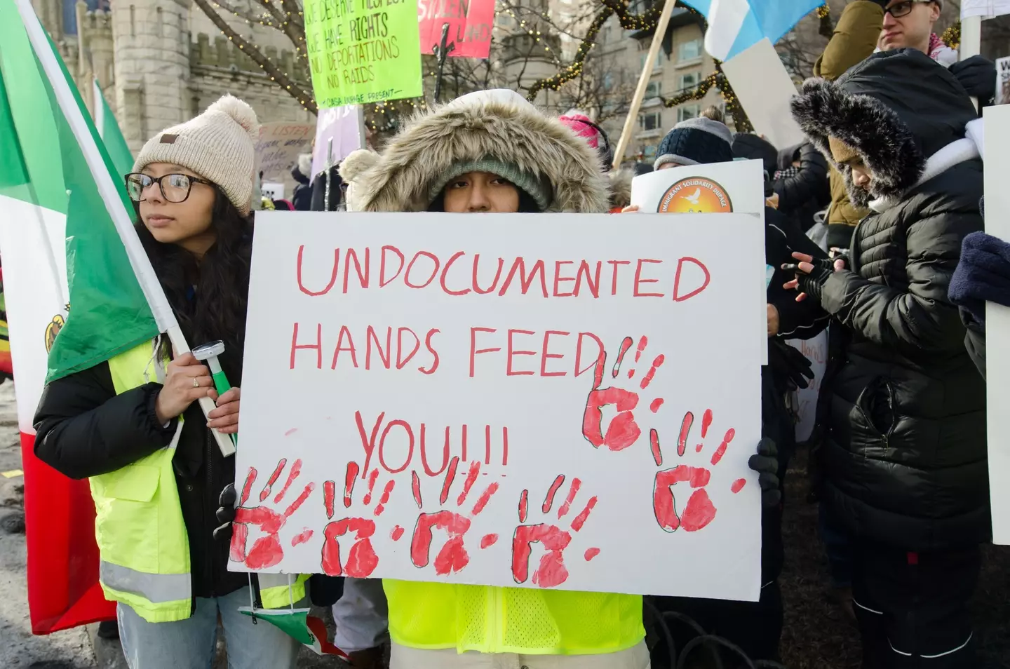 Trump described his plan as the 'largest deportation operation' in US history (Jacek Boczarski/Anadolu via Getty Images)