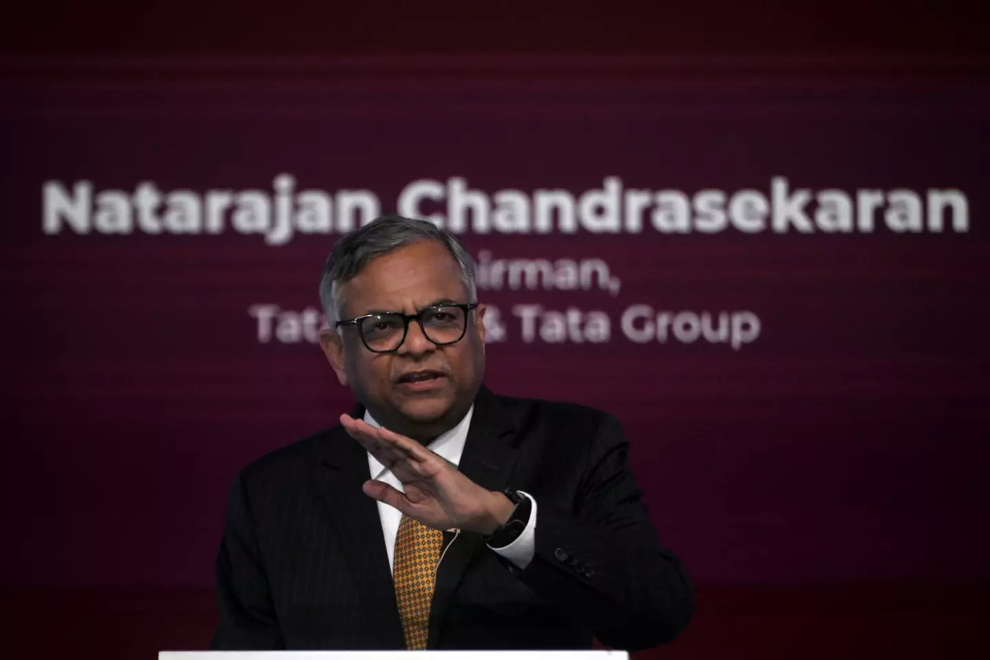 Air India chairman Natarajan Chandrasekaran has since released a statement (Bloomberg)