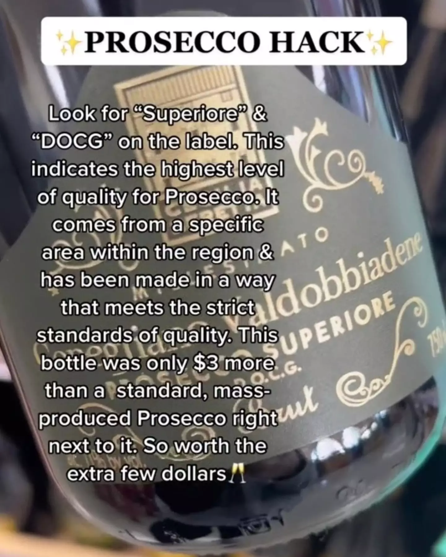 Something to bear in mind next time you're at the booze aisle.