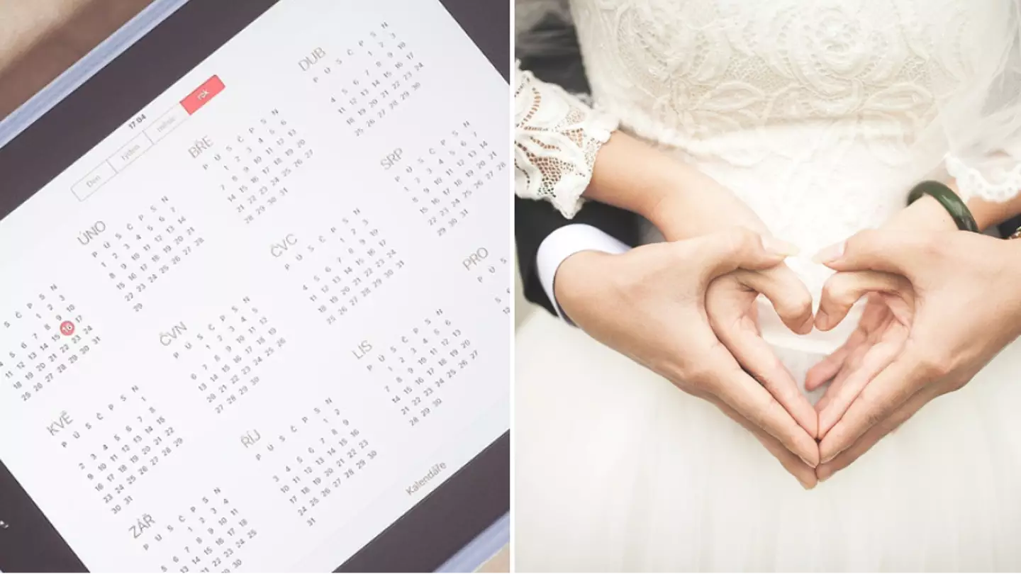 The 57 dates that could spell disaster for couples getting married this year