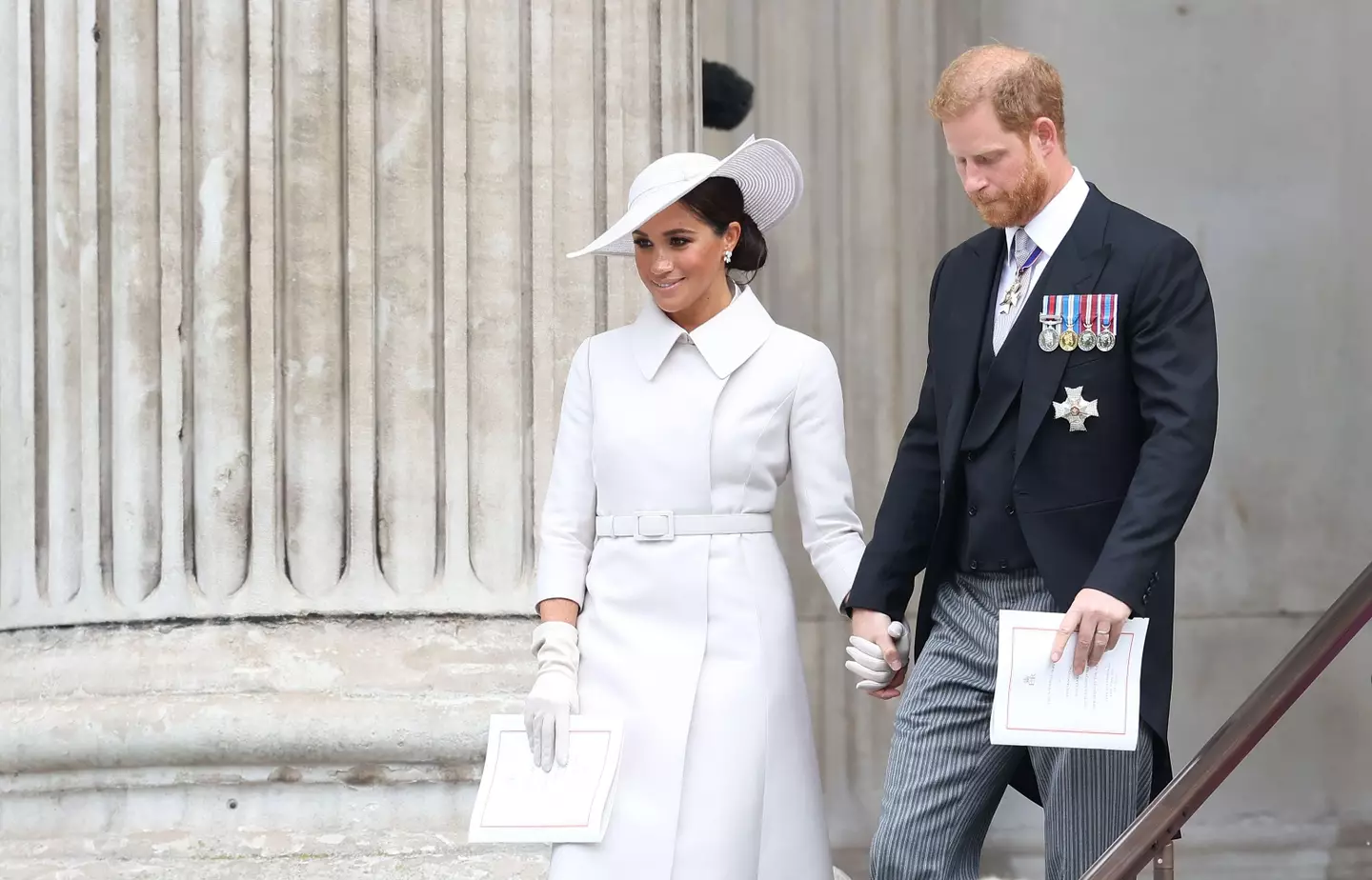 Meghan and Harry are back in the UK for the week.