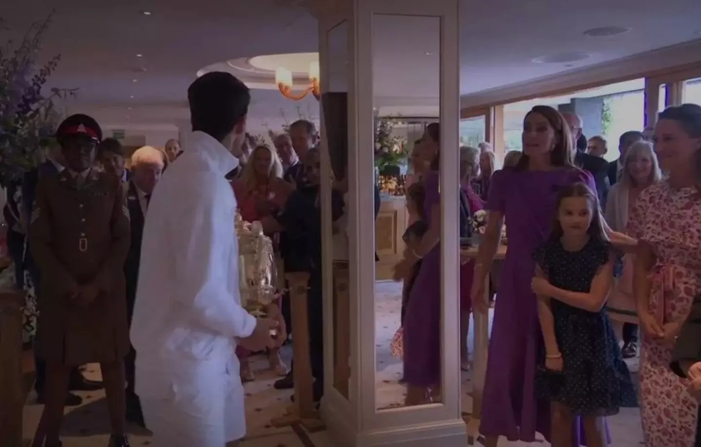 Champ Alcaraz accidentally ignored Pippa (BBC)