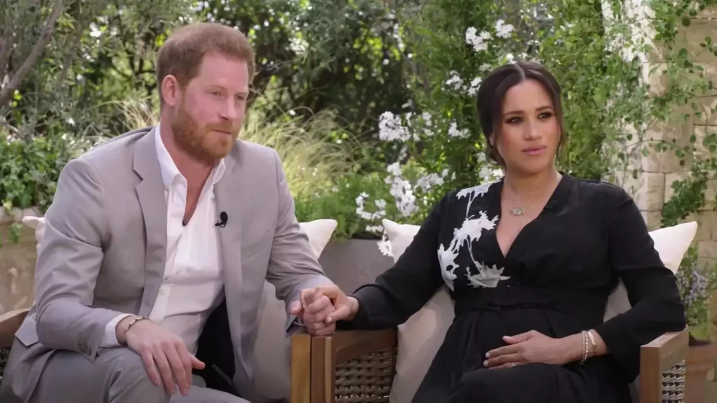 Harry and Meghan sat down with Oprah (CBS)