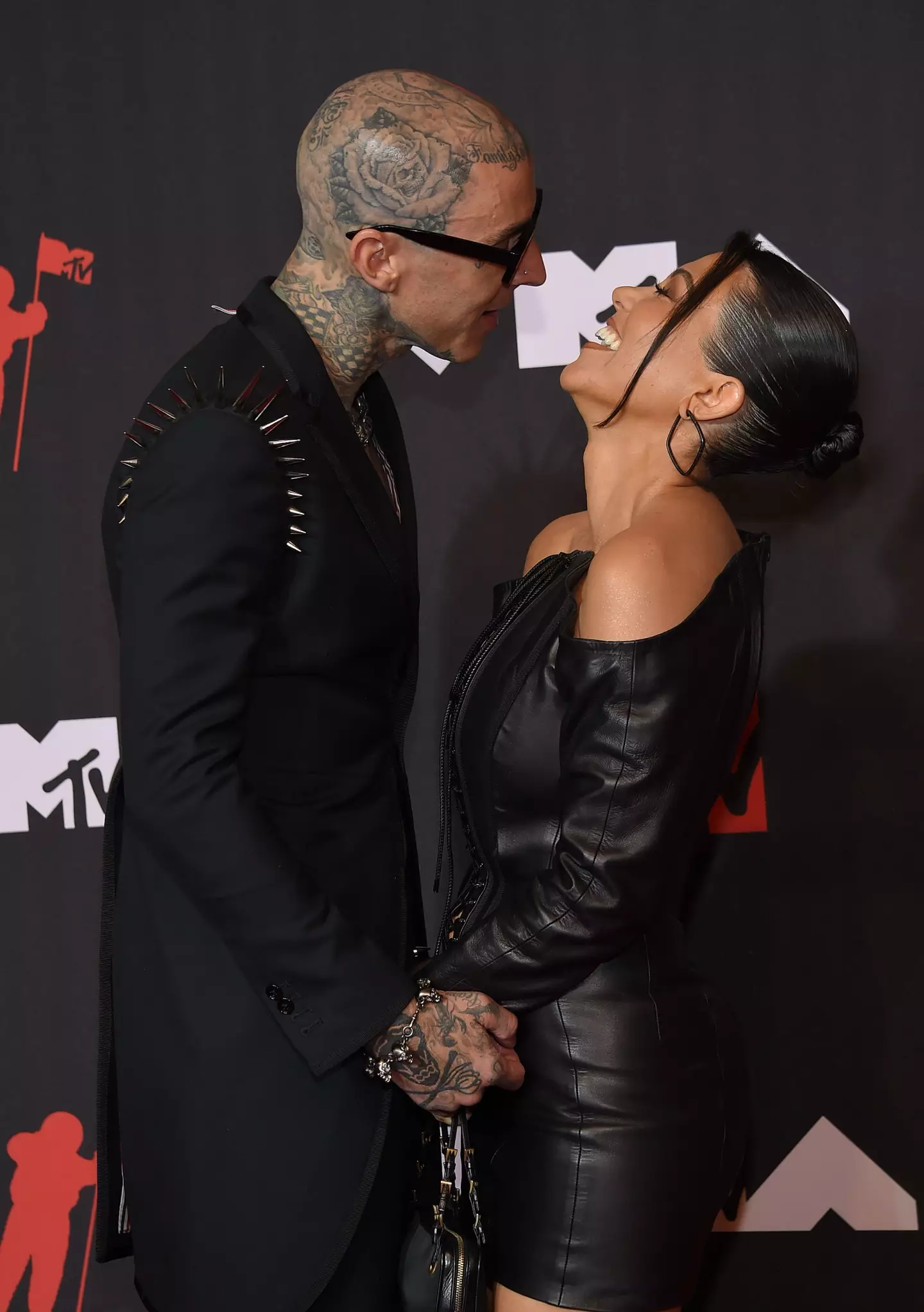 Kourtney and Travis announced their relationship in December 2020 before getting engaged in October last year (AFF / Alamy Stock Photo).