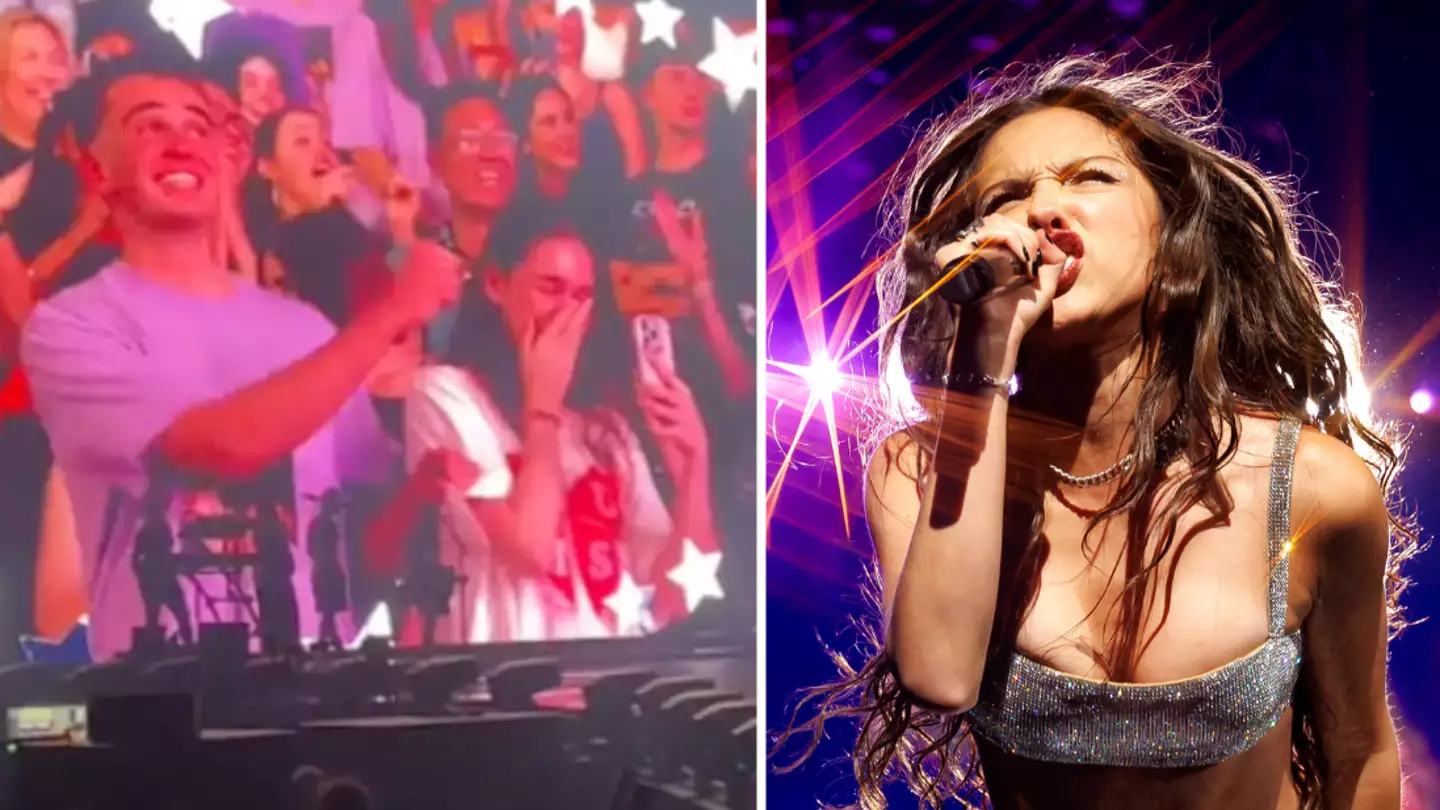 Olivia Rodrigo apologises after asking siblings to kiss at concert