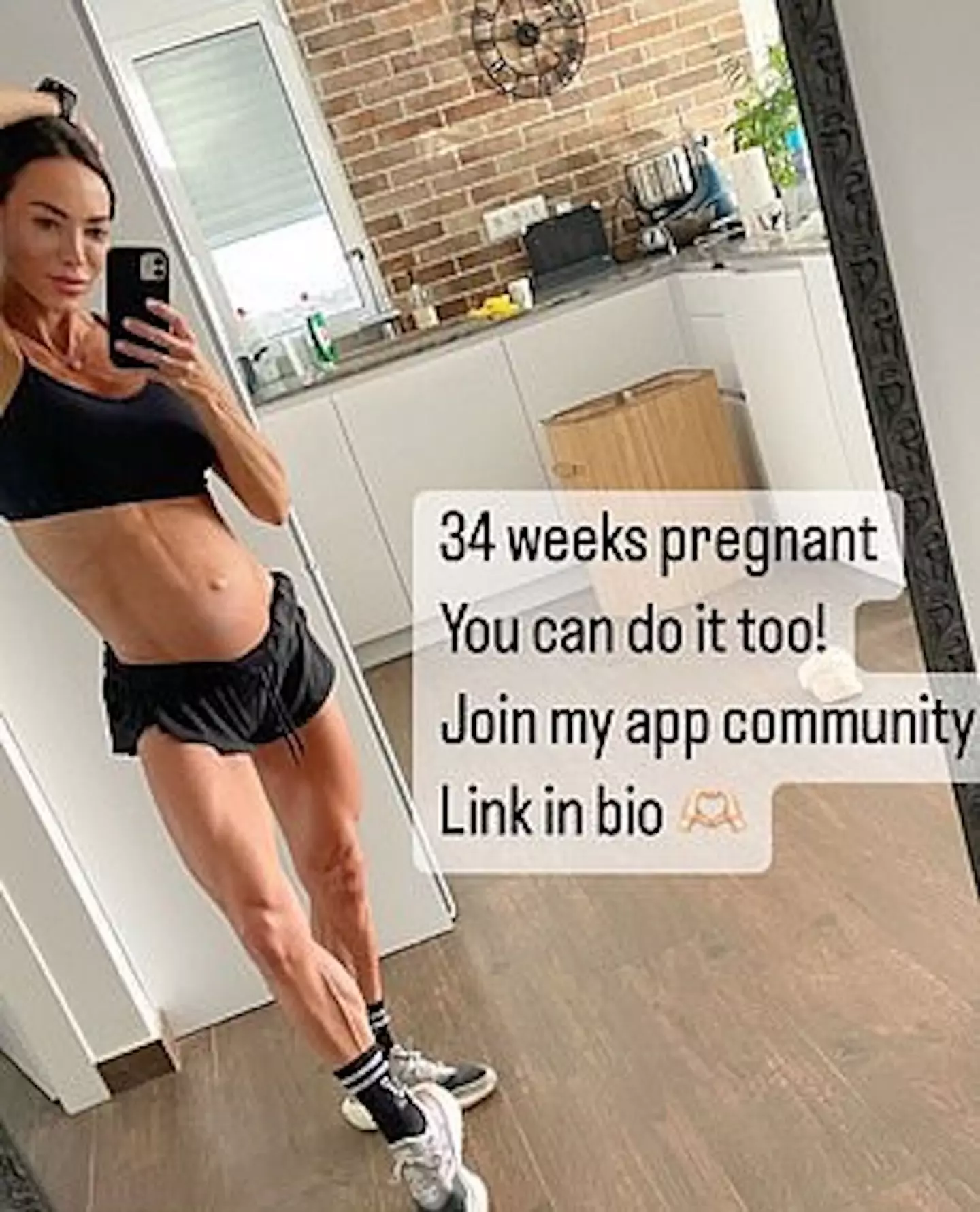 The editor-in-chief of Muscle and Health magazine says trolls would tell her that her child would be born 'premature or physically disabled'.