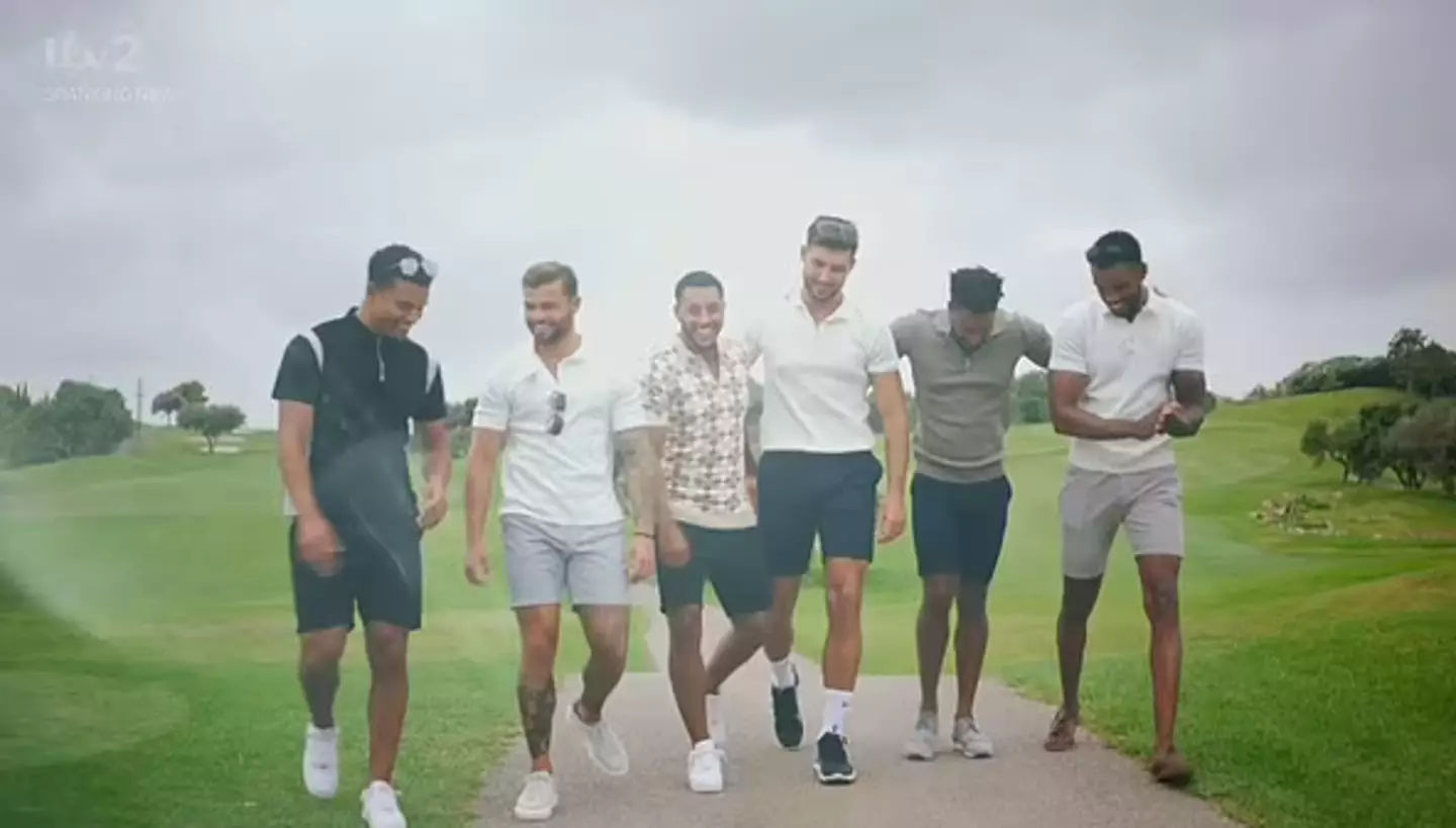 The boys went out to play golf (