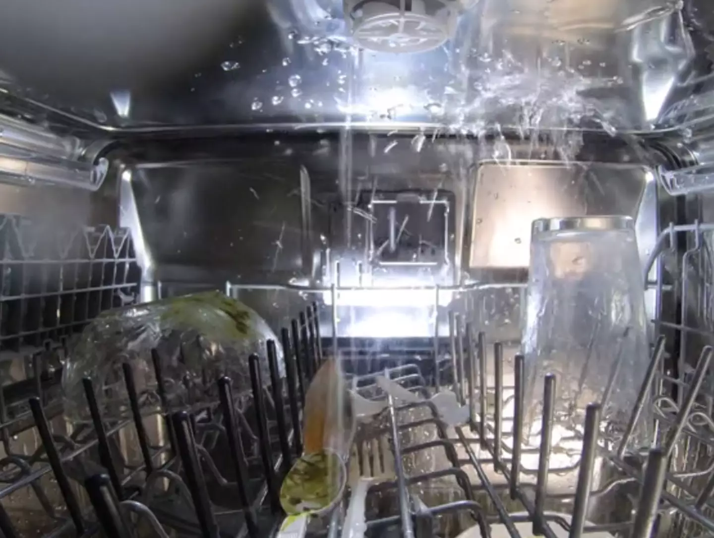 Ever wondered what the inside of a dishwasher looked like?