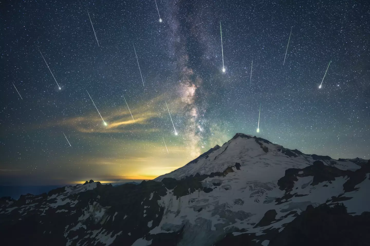 The meteor shower will be visible this week (Liang Li/Getty)