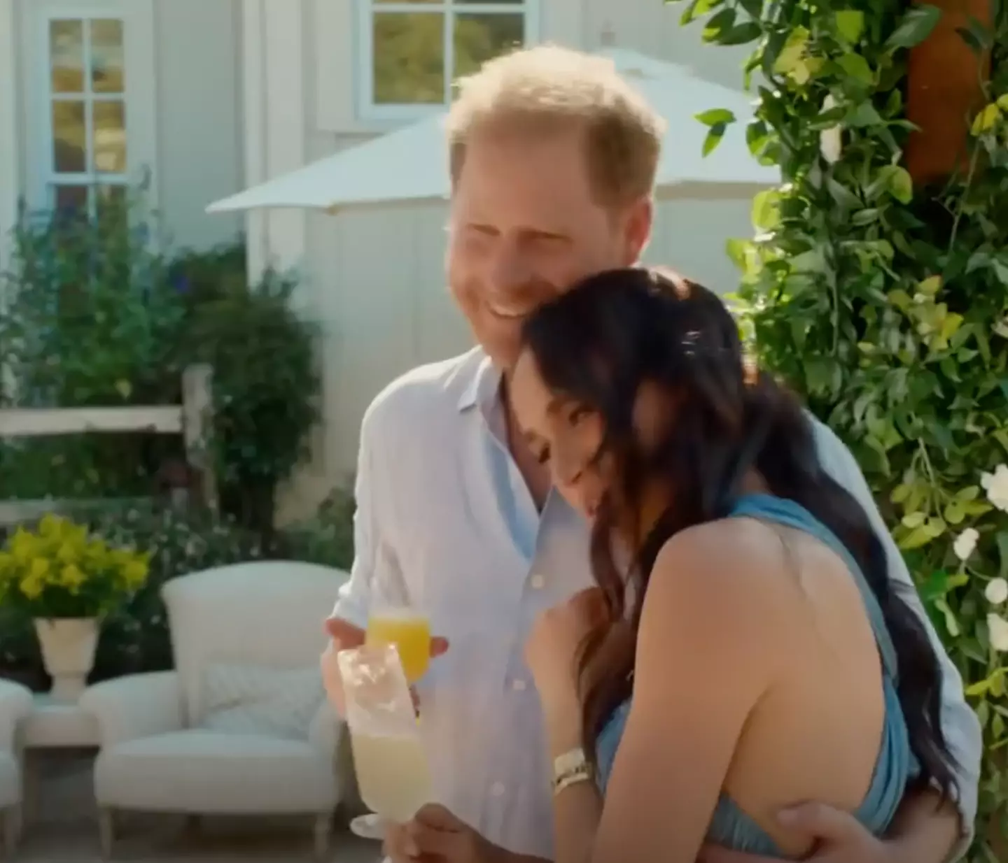 Prince Harry makes a brief cameo in the With Love, Meghan trailer (Netflix)
