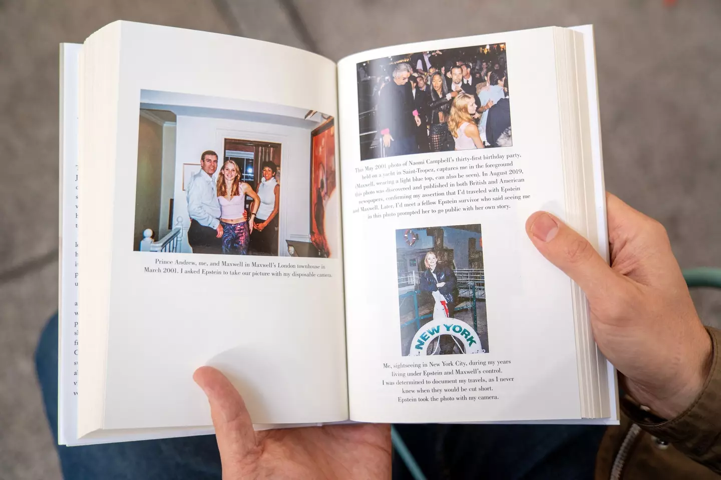 Giuffre's posthumous memoir was published this week (NIKLAS HALLE'N/AFP via Getty Images)