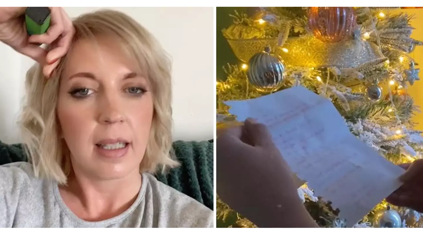 Woman found emotional letter she wrote to herself that was hidden in Christmas decorations