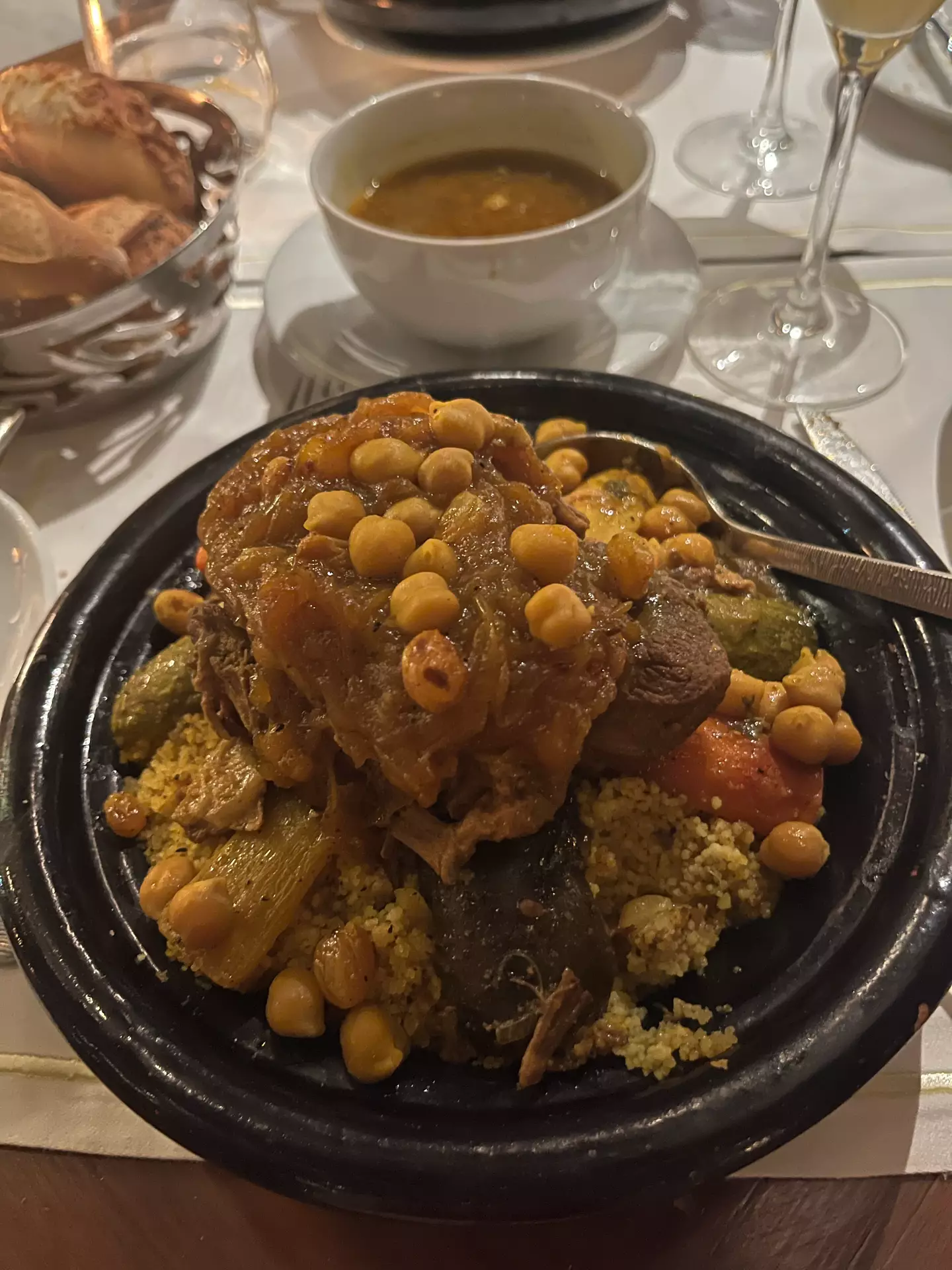 Couldn't leave without eating all the couscous available (Tyla)