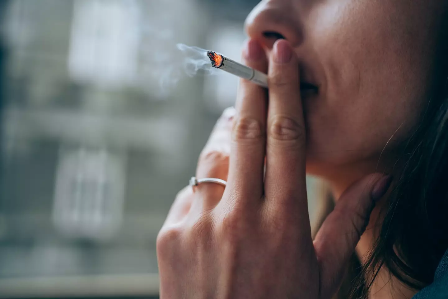 Smoking is a common risk factor among women for a silent heart attack (Getty Stock Image)
