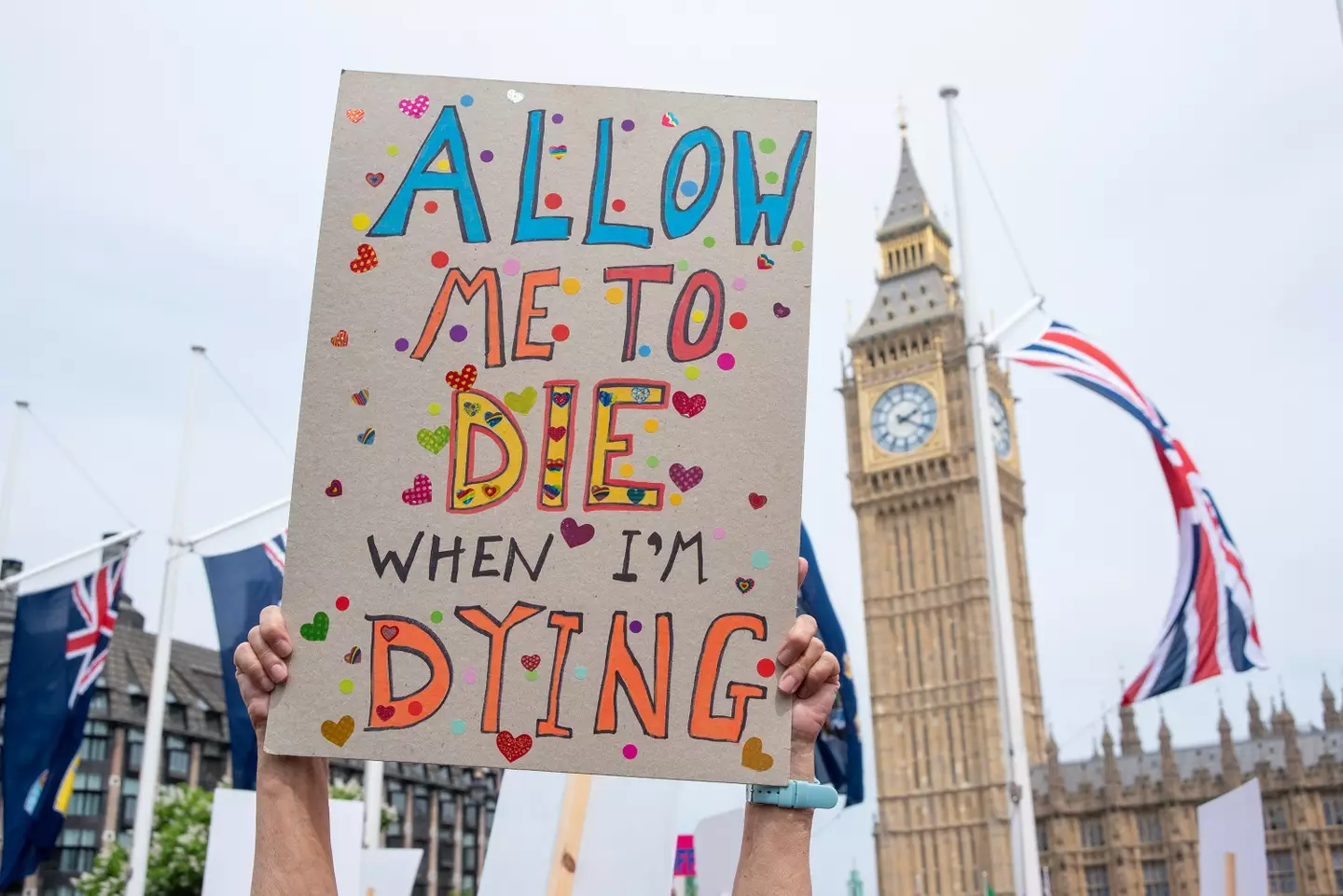 A bill on medical aid in dying was passed in the UK earlier this year (Krisztian Elek/SOPA Images/LightRocket via Getty Images)