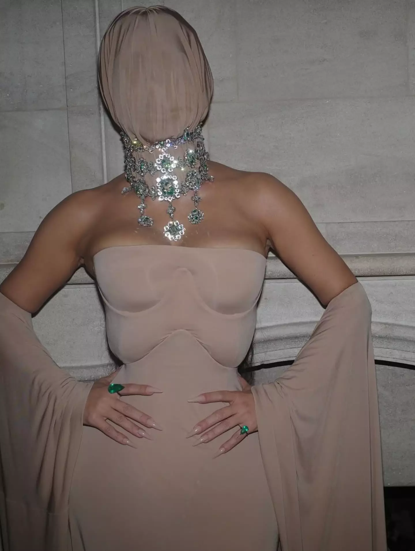 Some fans have been left concerned by how tight the dress looks (Taylor Hill/Getty Images)