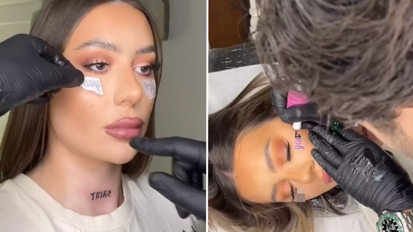 TOWIE star Demi Sims sparks debate after revealing explicit ‘face tattoos’