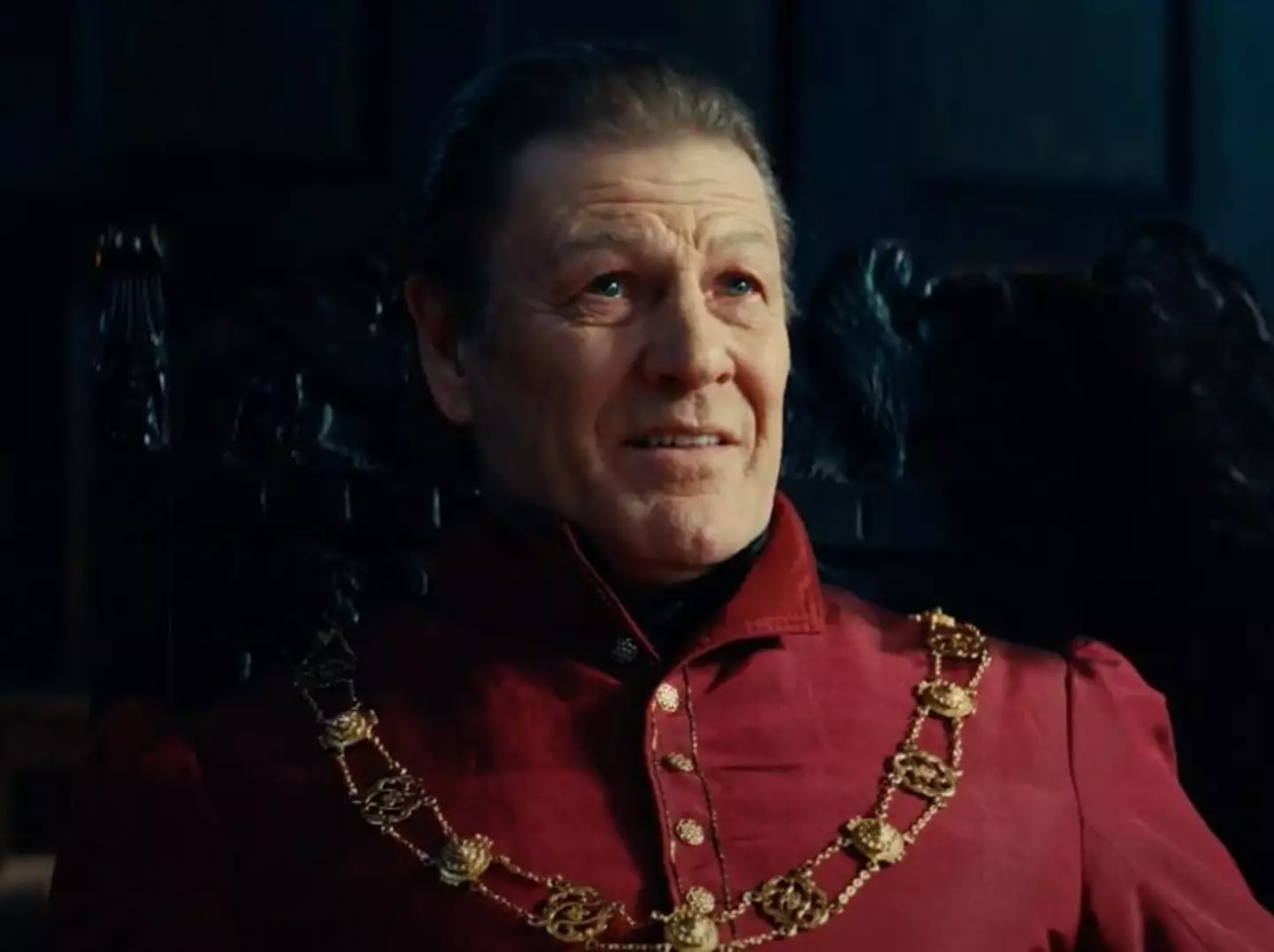 Sean Bean as Thomas Cromwell in Shardlake. (Disney+)