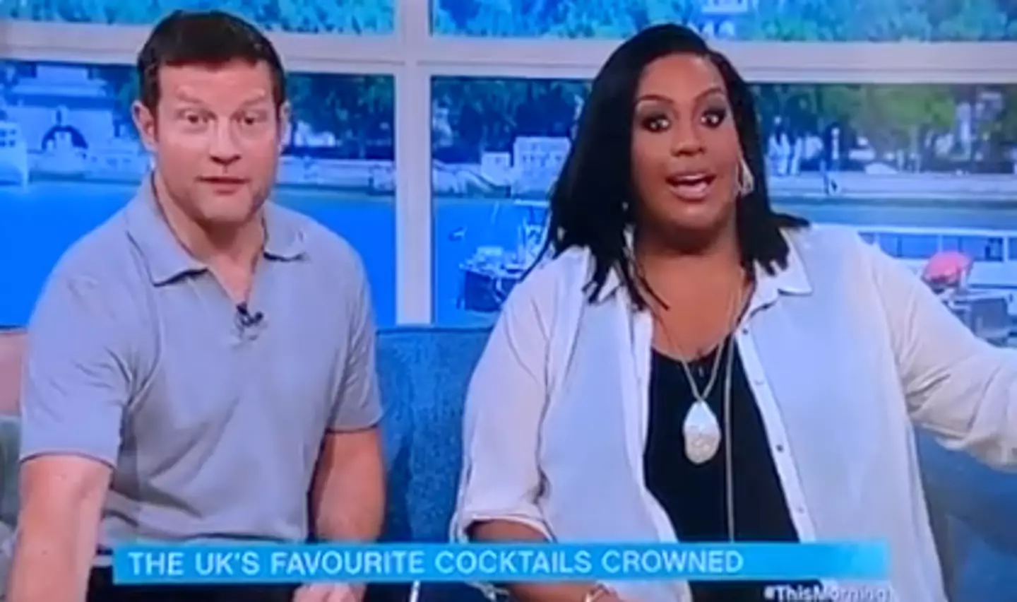 Viewers found the moment hilariously 'chaotic'.