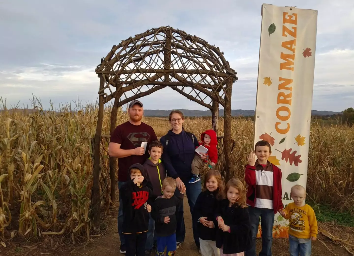 The family are expecting another baby in January 2023, which will round up the brood to ten children.