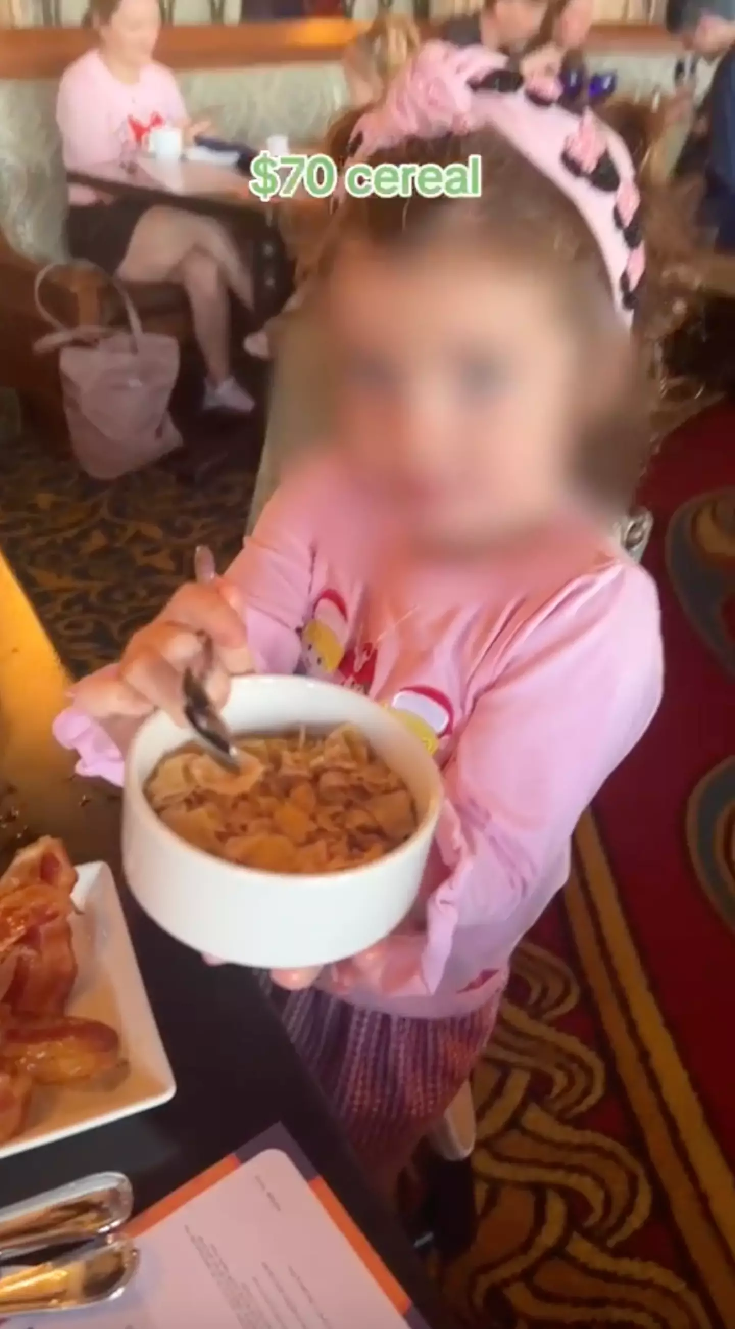 One mum was stunned by the '$70 cereal' at Disney World.