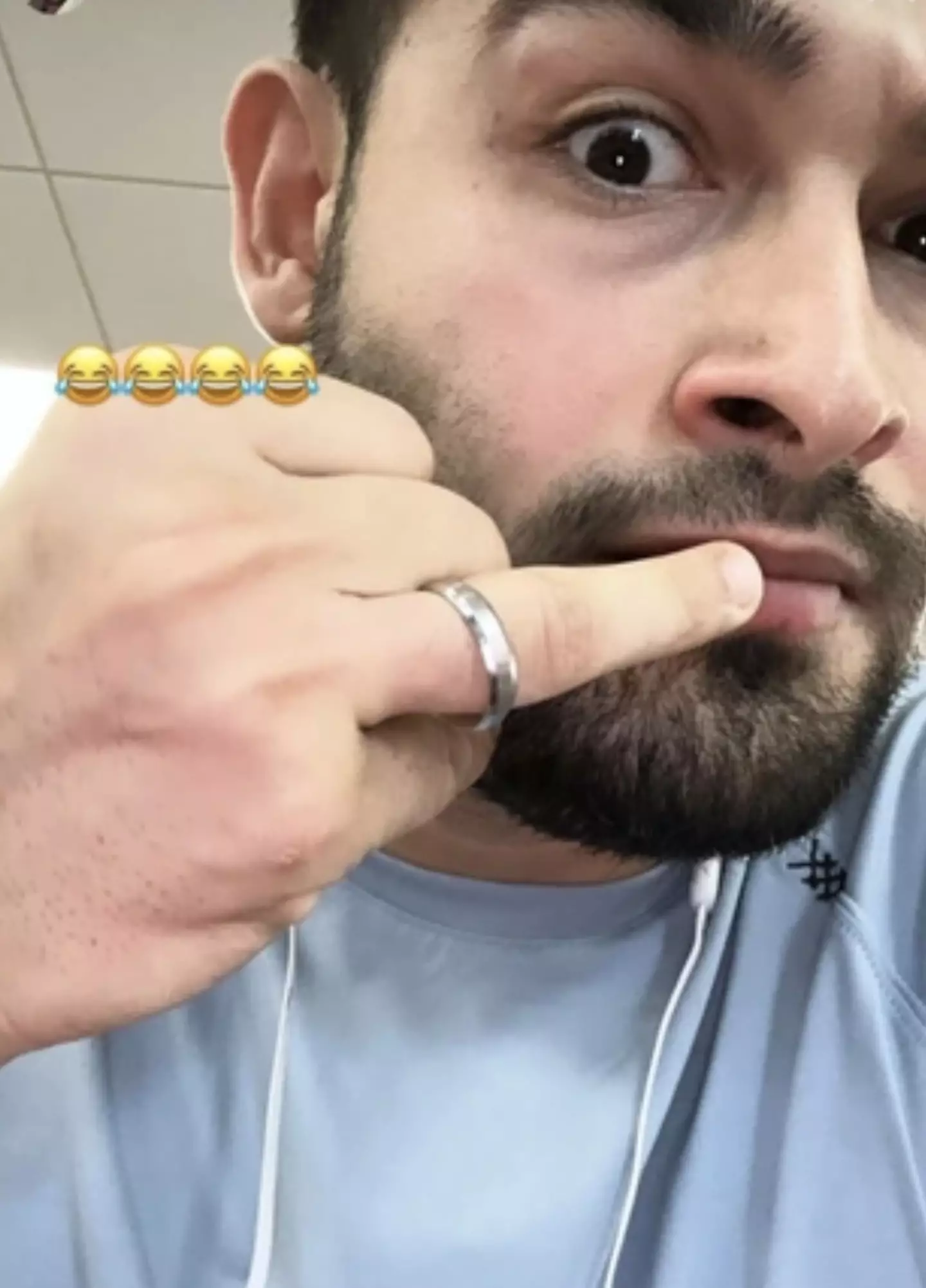 Asghari had his say on rumours of the split.