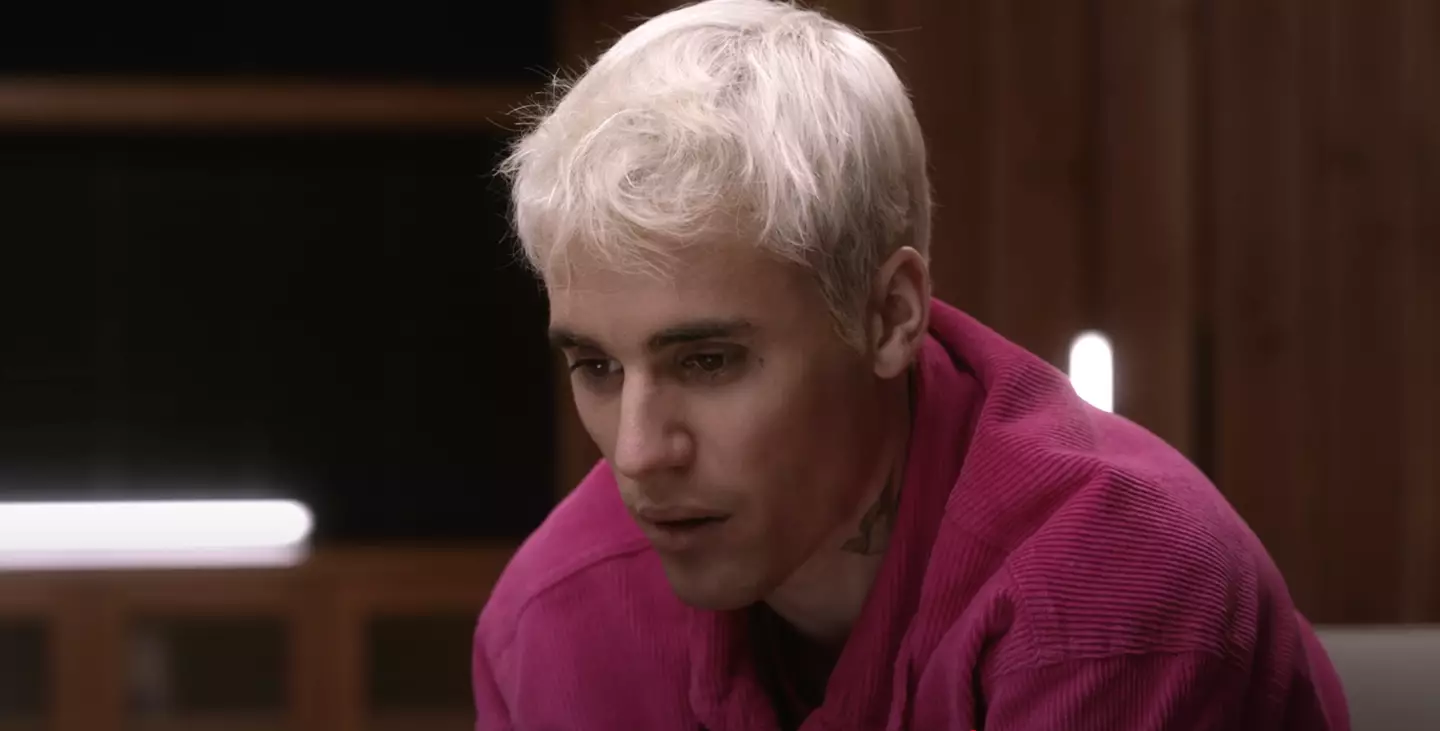 Bieber discussed the diagnosis on his documentary (The Dark Season/YouTube)