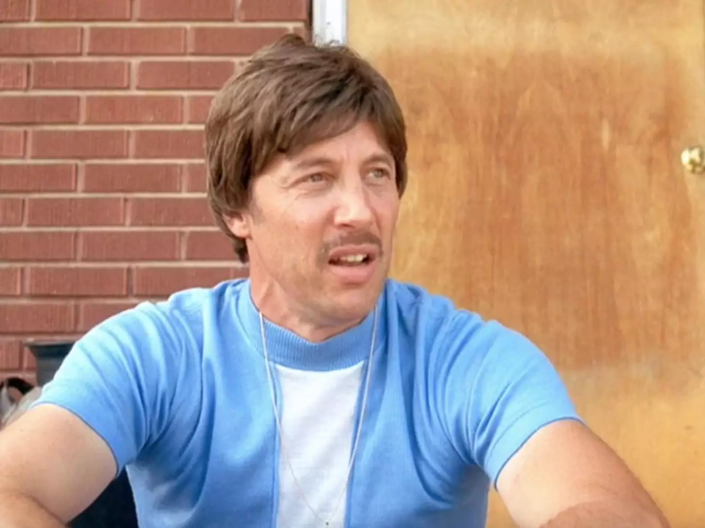 In 2004, Gries starred as Uncle Rico in cult classic Napoleon Dynamite (20th Century Studios)