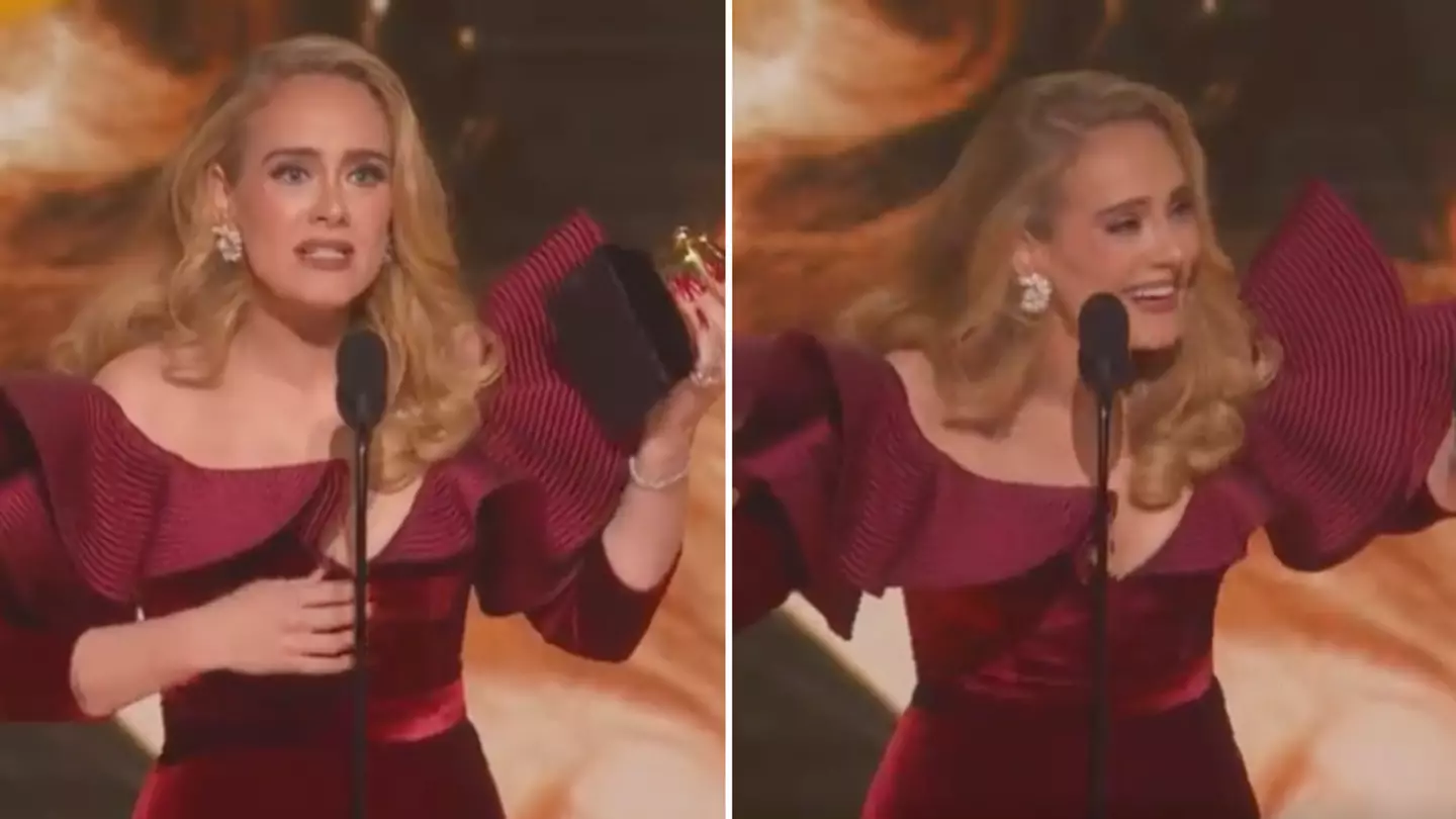 Adele dedicates Grammy award to son in sweet acceptance speech