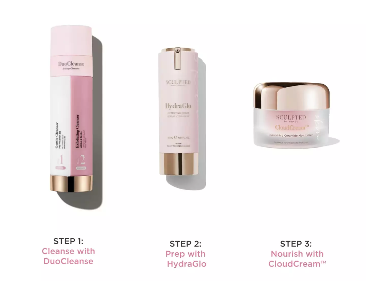 The DuoCleanse can be paired with other products from Sculpted by Aimee. (Sculpted by Aimee)