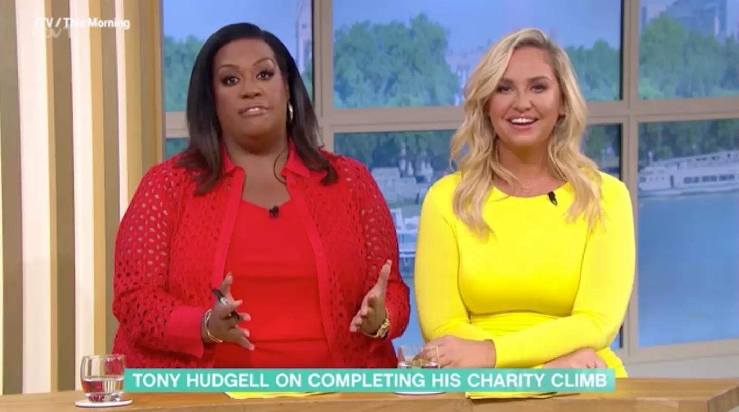 Alison Hammond had to apologise live on air.