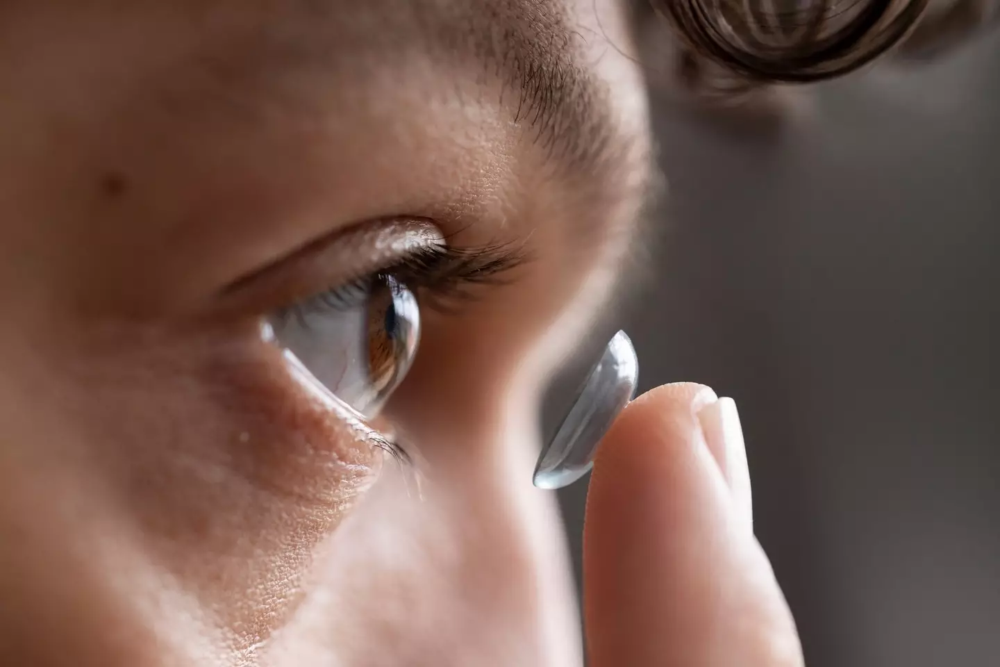 She shared that contact lenses could damage your eyes under certain conditions (Getty Stock Image)