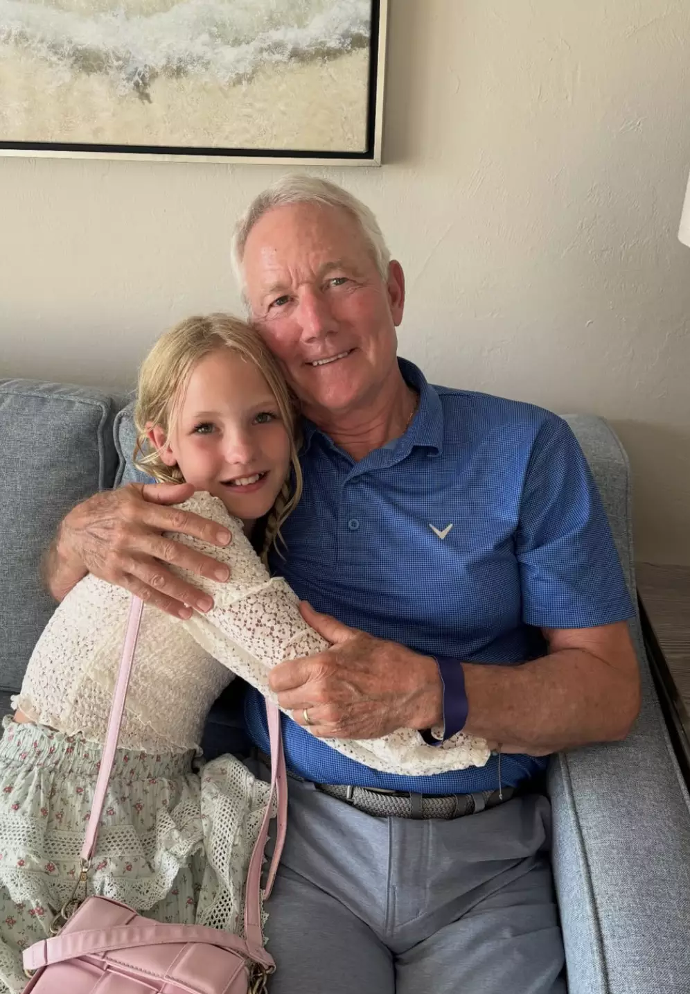 Van Der Beek revealed his daughter and his father share the same birthday (Instagram/@vanderjames)