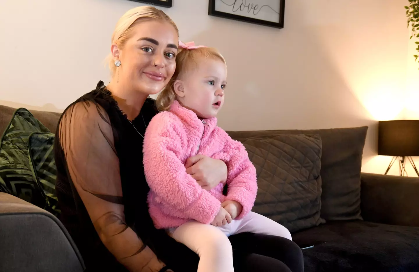 Jordanna Tait with daughter Dolly.