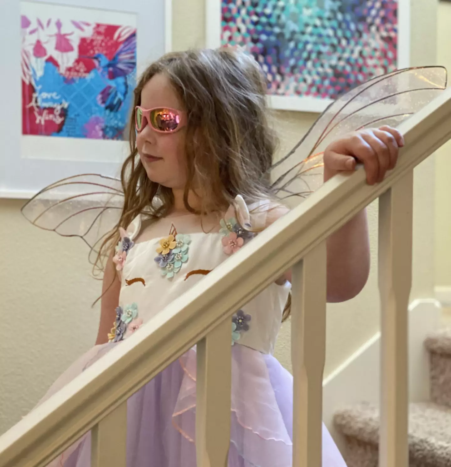 Helena still chooses to believe in Santa.