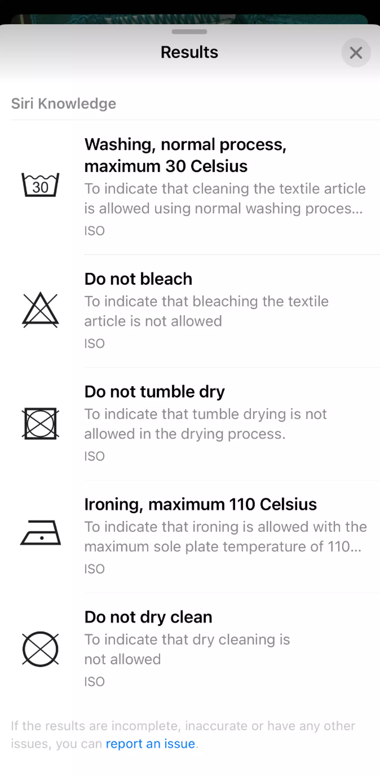 The hack will inform you whether and how you should wash each item of clothing. (Tyla)