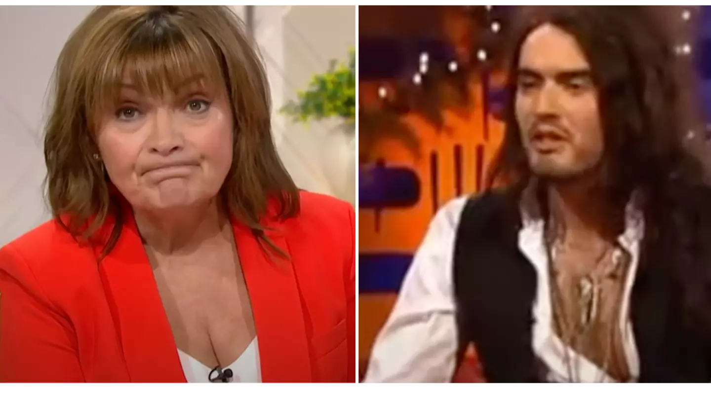 Lorraine Kelly recalls 'uncomfortable' moment she was 's**t-shamed' by Russell Brand