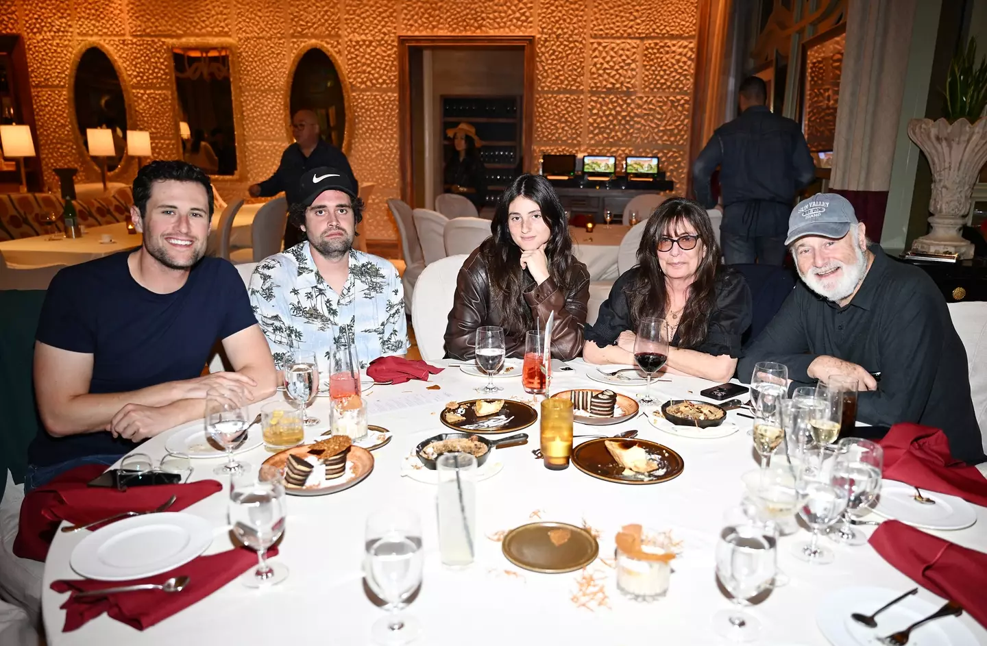 Jake Reiner, Nick Reiner, Romy Reiner, Michele Singer Reiner and Rob Reiner (Denise Truscello/Getty Images for Wynn Las Vegas)