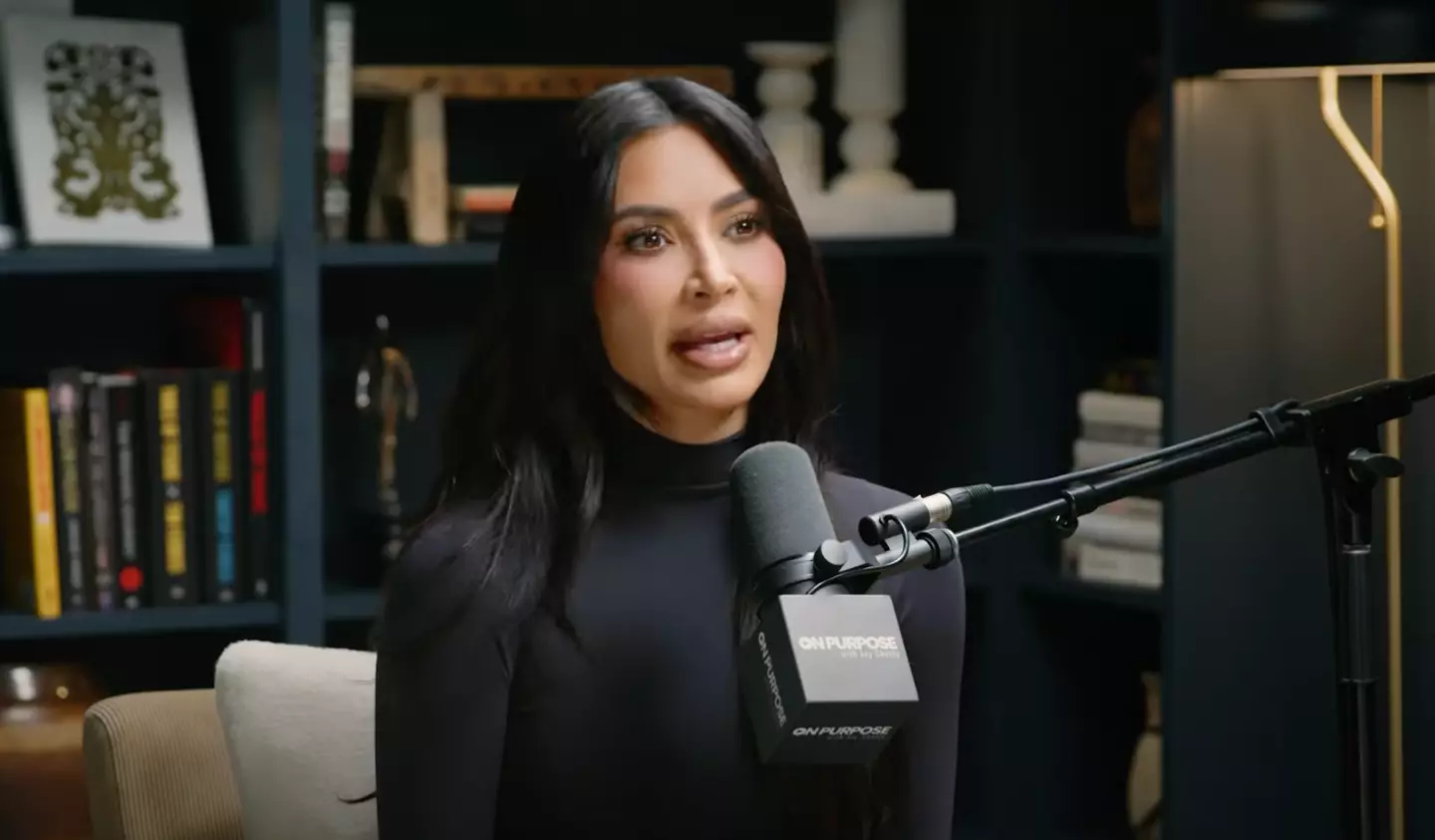 Kardashian discussed her love life on the latest episode of the On Purpose with Jay Shetty podcast.