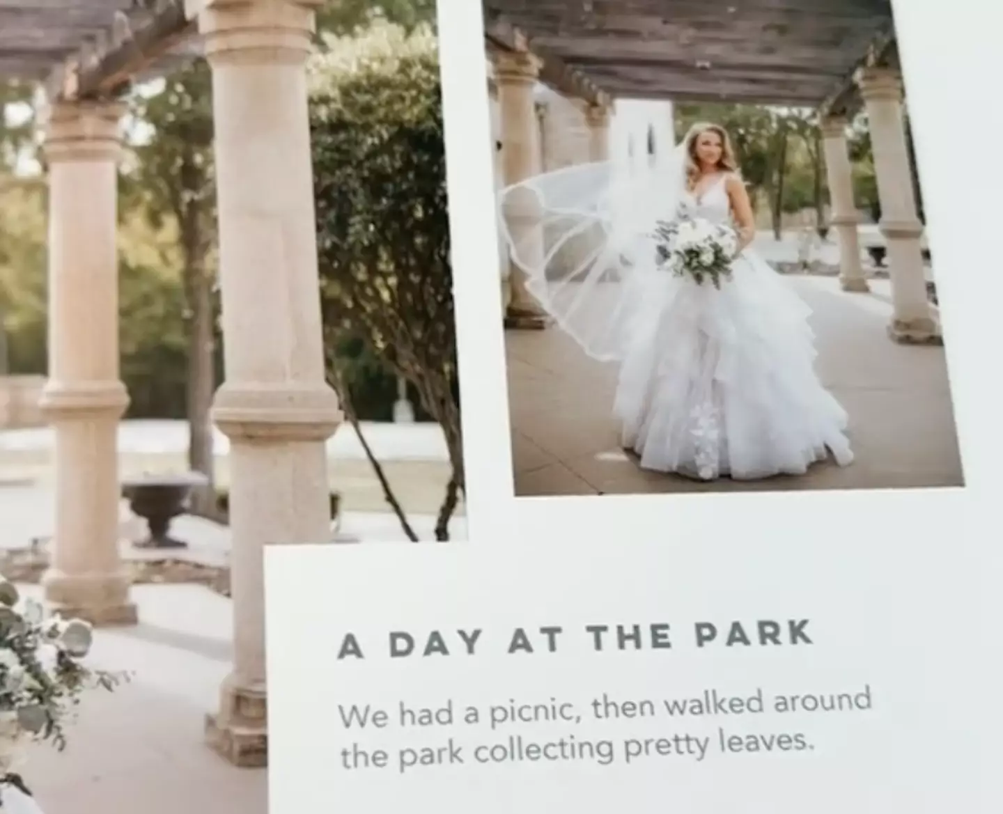 The captions didn't quite match the photos.