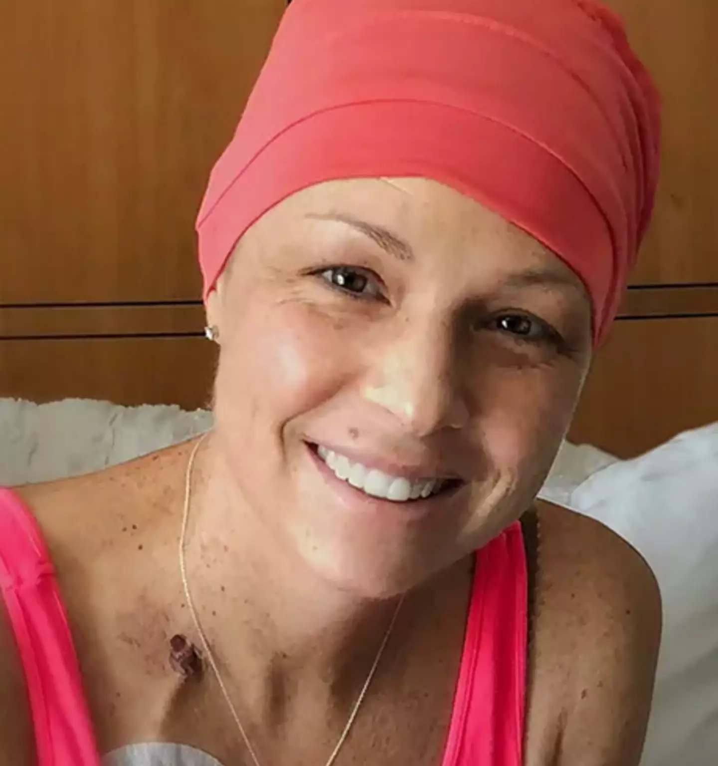 Laura was diagnosed with AML, an acute form of blood cancer.