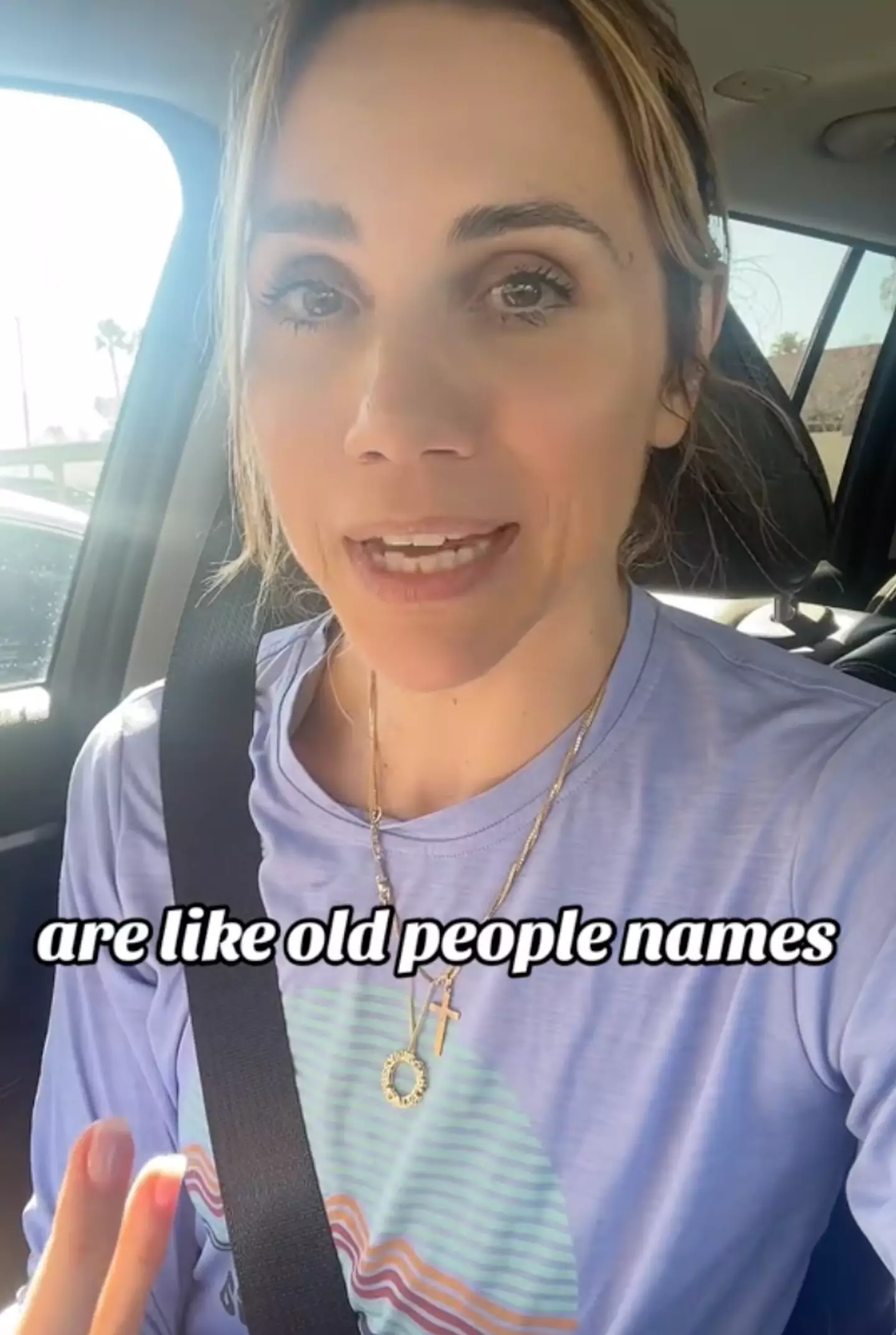 A woman took to TikTok to share the popular 'millennial' names kids now think are 'old people's names'.