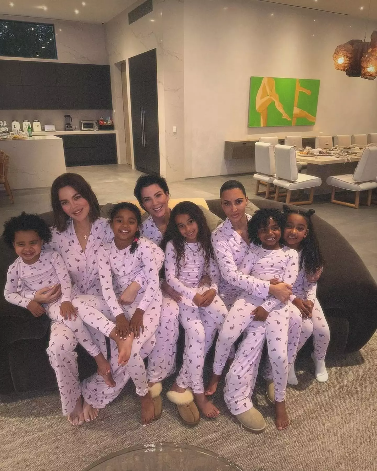 Kim Kardashian shared a series of snaps to mark Easter Sunday (20 April) (Instagram/@kimkardashian)