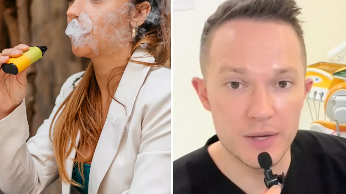 The scary ‘vape tongue’ symptoms a dentist is warning you about as new ban considered