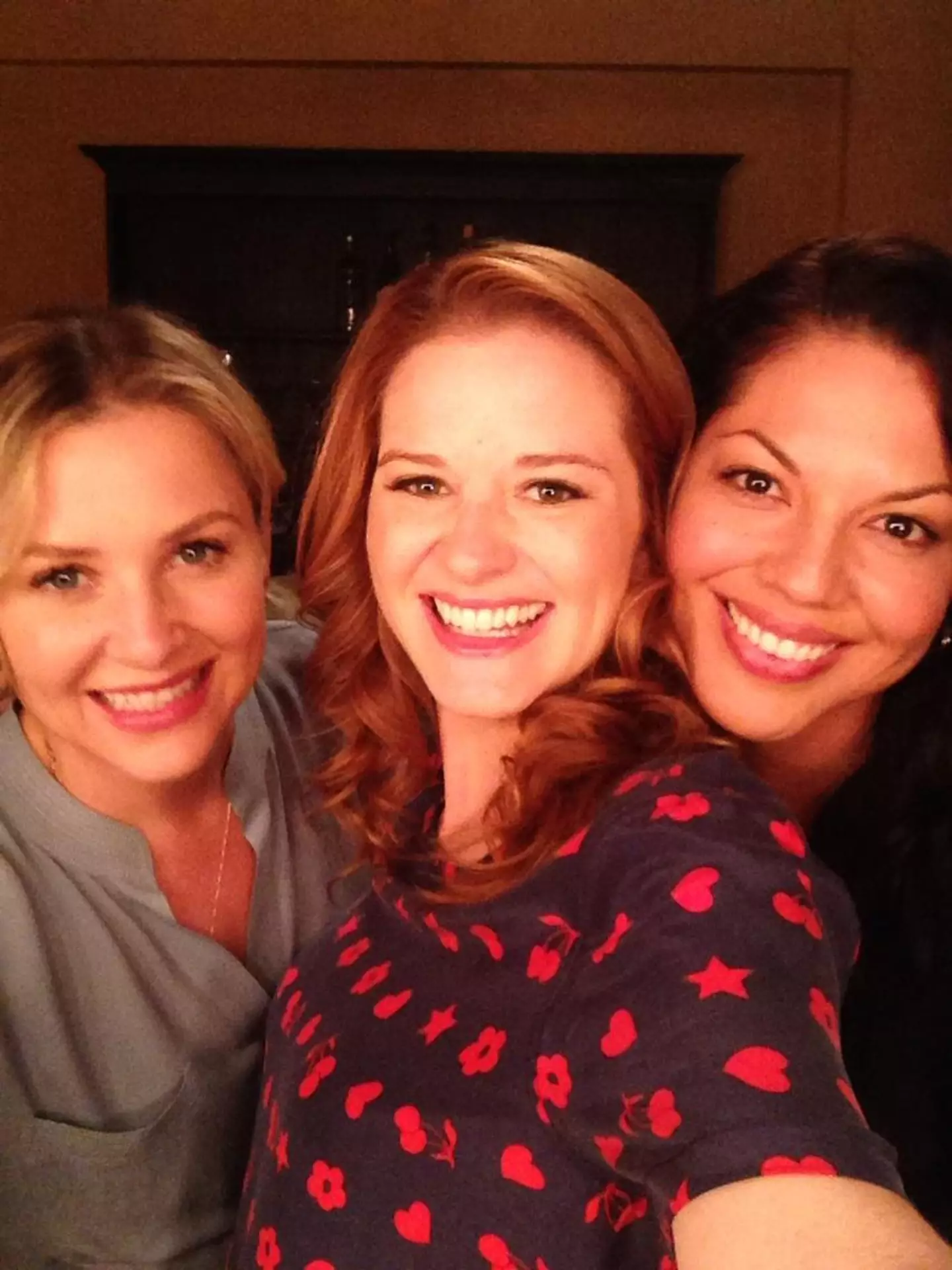 Both Sarah Drew and Jessica Capshaw left Grey's Anatomy at the end of season 14, but reprised their roles for guest appearances. (Twitter/@sarahdrew)