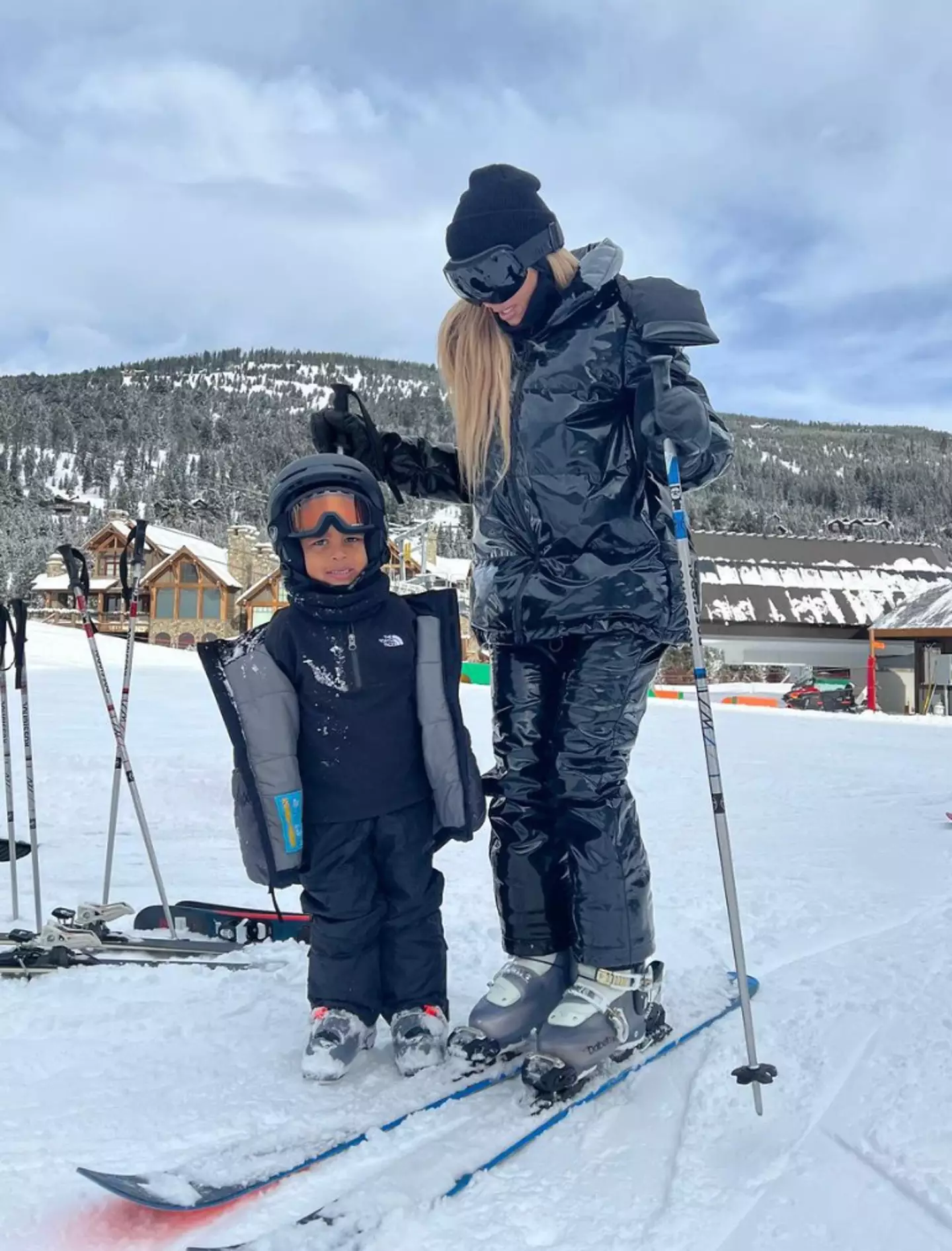 The family appeared to be having a great time on their trip.