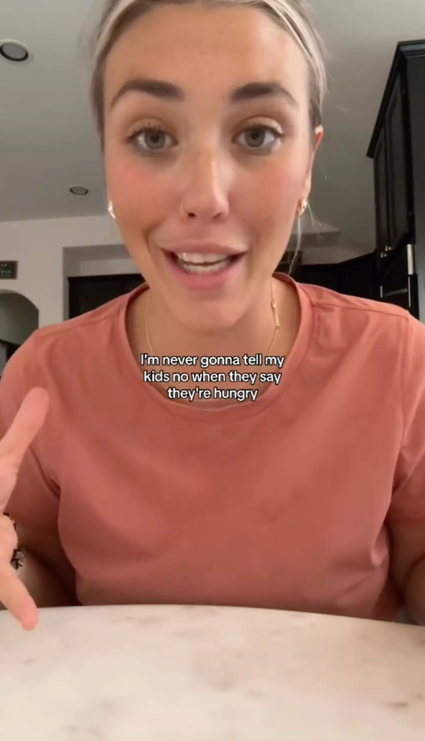 Rachel explained why she’ll never say ‘no’ when her kids ask for food.