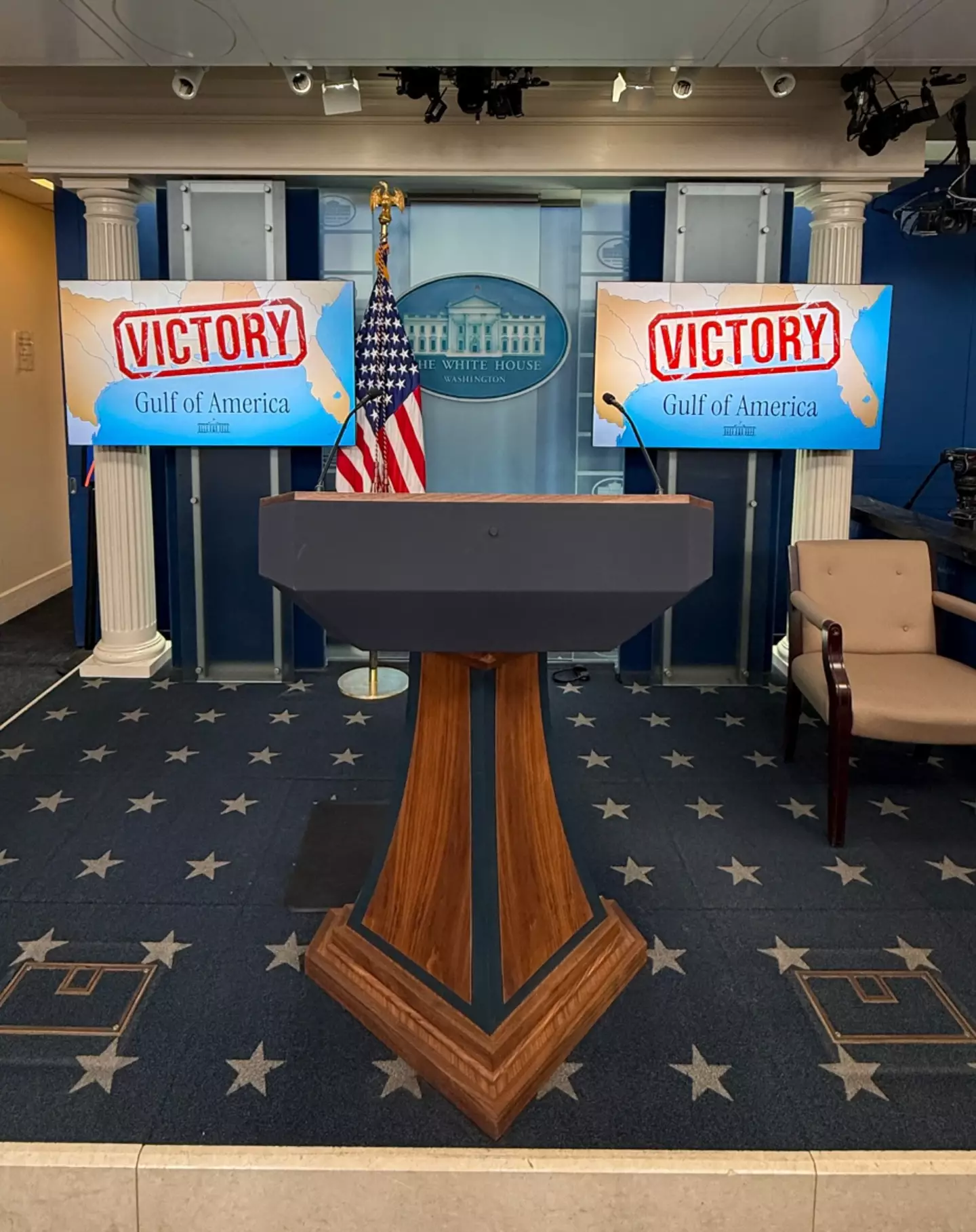 The White House has received major backlash over its latest 'Gulf of America' social media post (Instagram/@whitehouse)