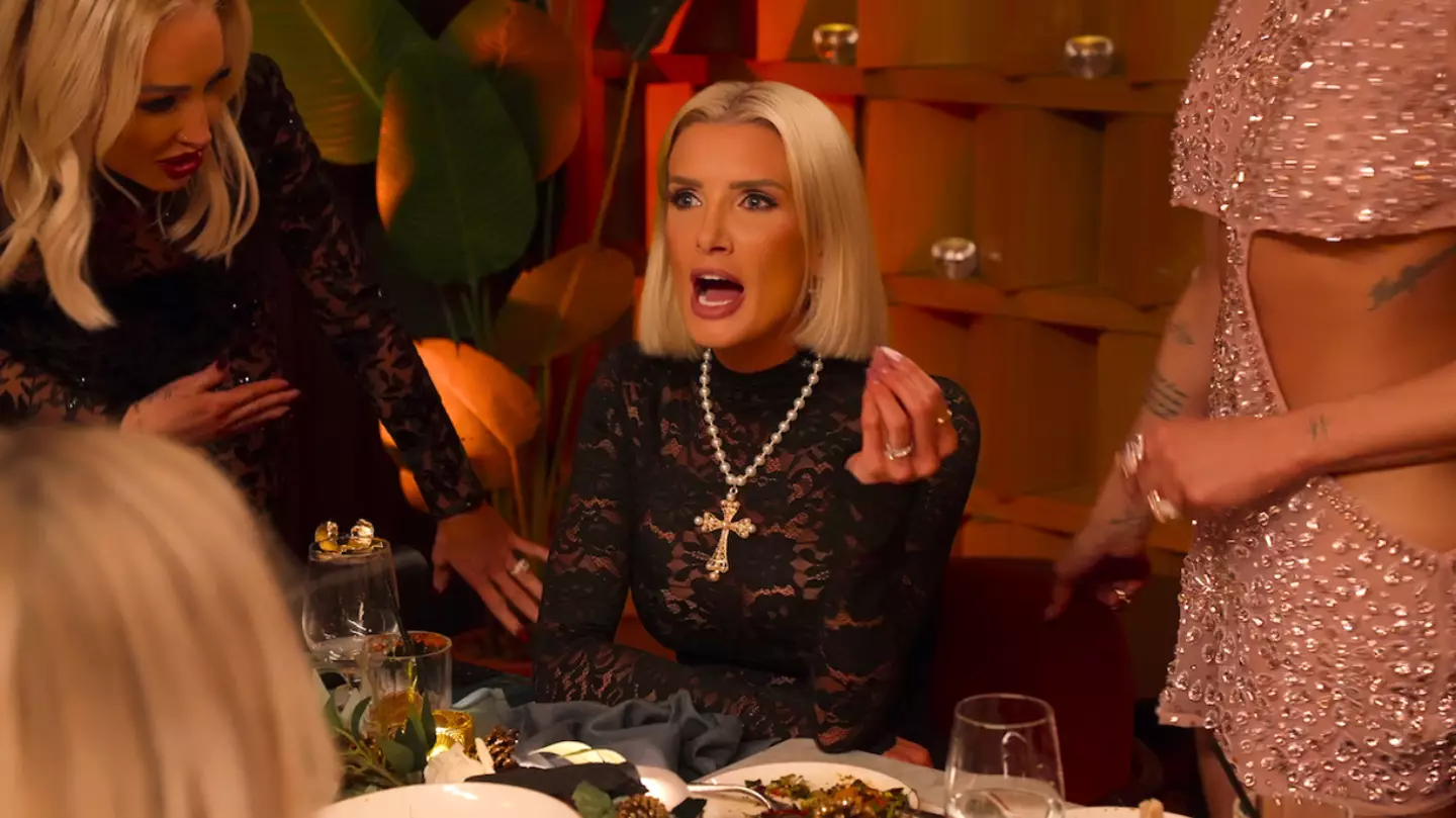 The drama came to a head at a 'Friendsgiving' dinner party (Netflix)